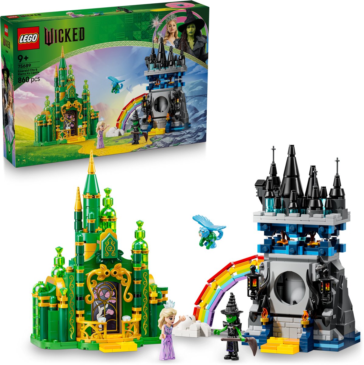 LEGO® Wicked Emerald City en Kiamo Ko Kasteel, Bouwset - 75689