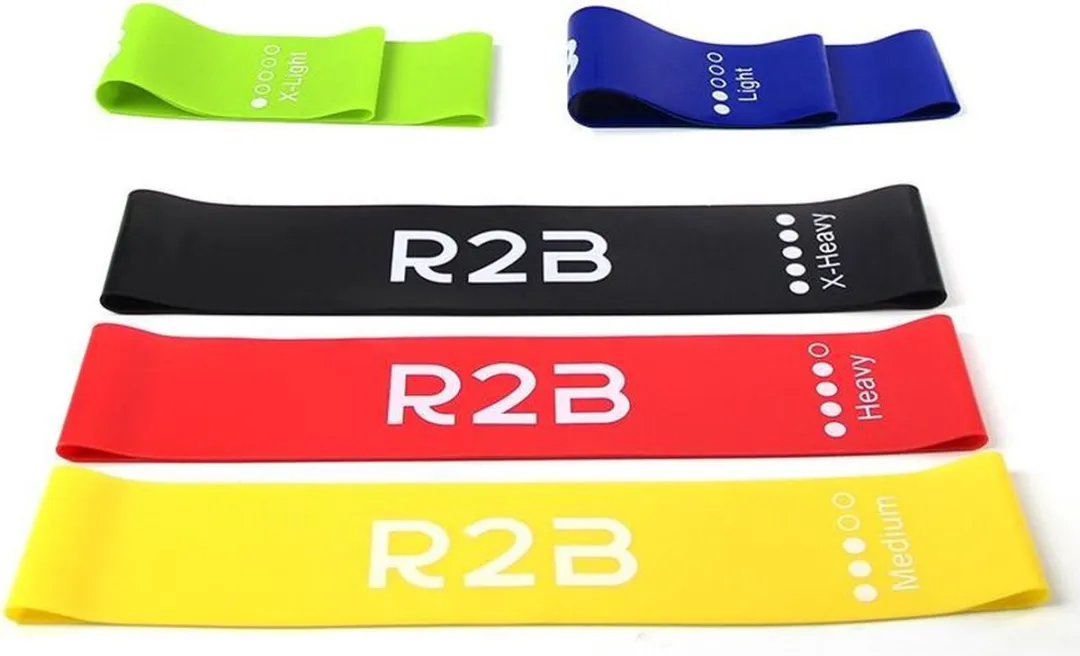 R2B Weerstandsbanden Set 5 Stuks - Draagtas - Fitness