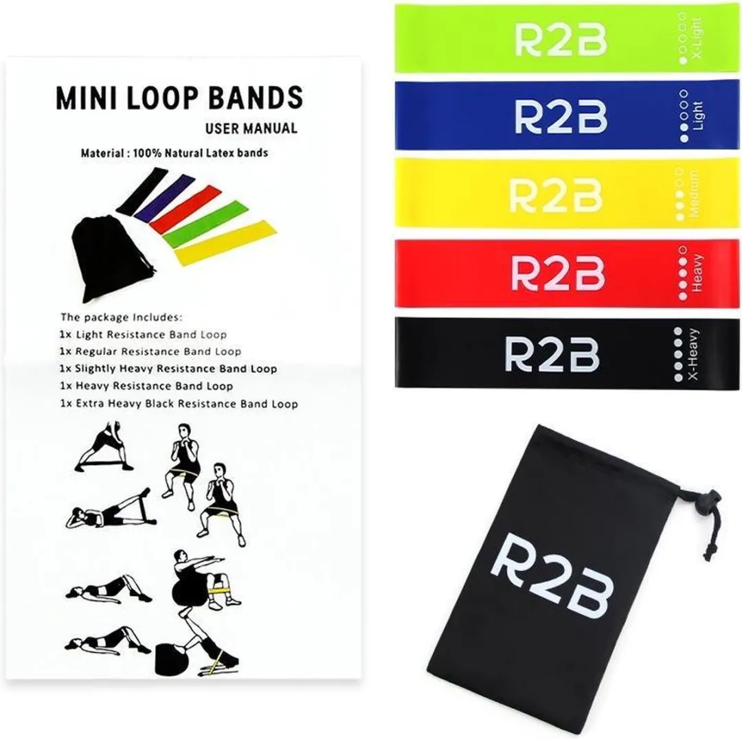 R2B Weerstandsbanden Set 5 Stuks