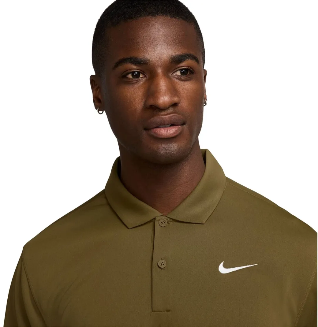 Nike Court Dri-FIT Heren Tennis Polo DH0857-368 - Groen - XL