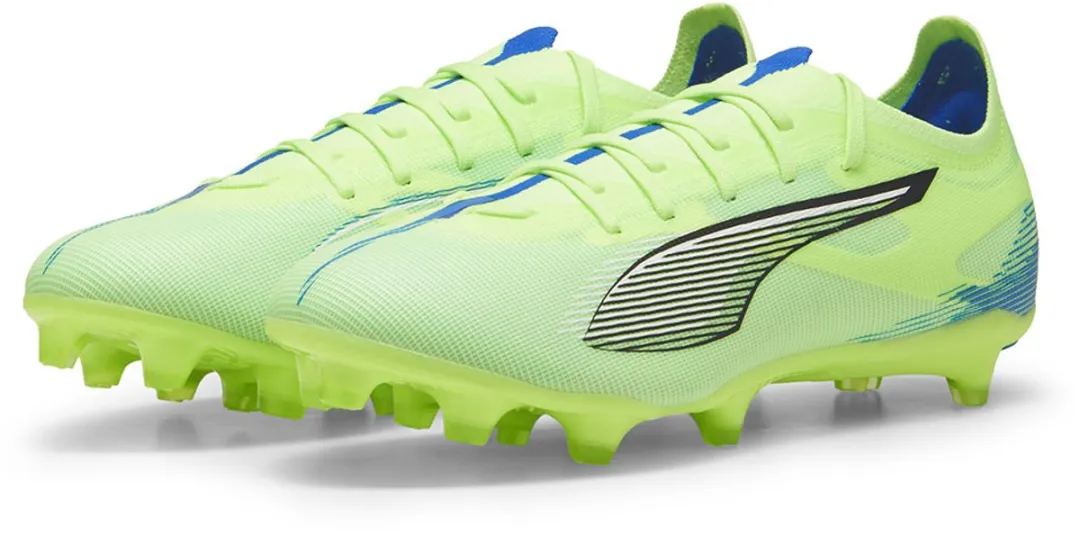 PUMA Ultra 5 Match Voetbalschoenen 41 - Fizzy Apple/Wit/Blauw - FG