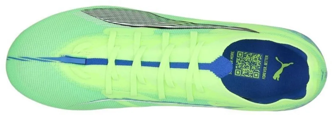 PUMA Ultra 5 Match Voetbalschoenen 41 - Fizzy Apple/Wit/Blauw - FG