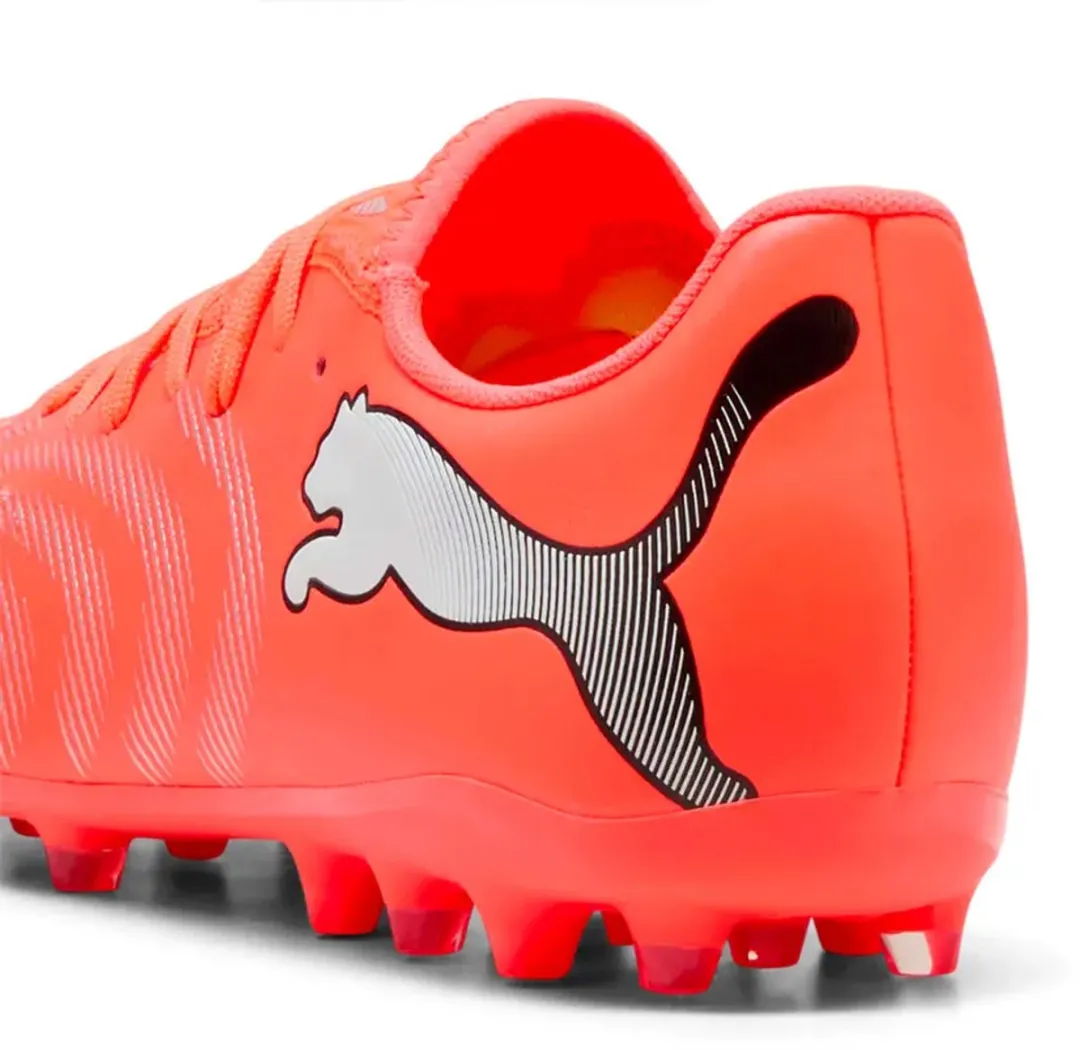 PUMA Future 9 Play Mg Voetbalschoenen - EU 46 - Rood/Oranje