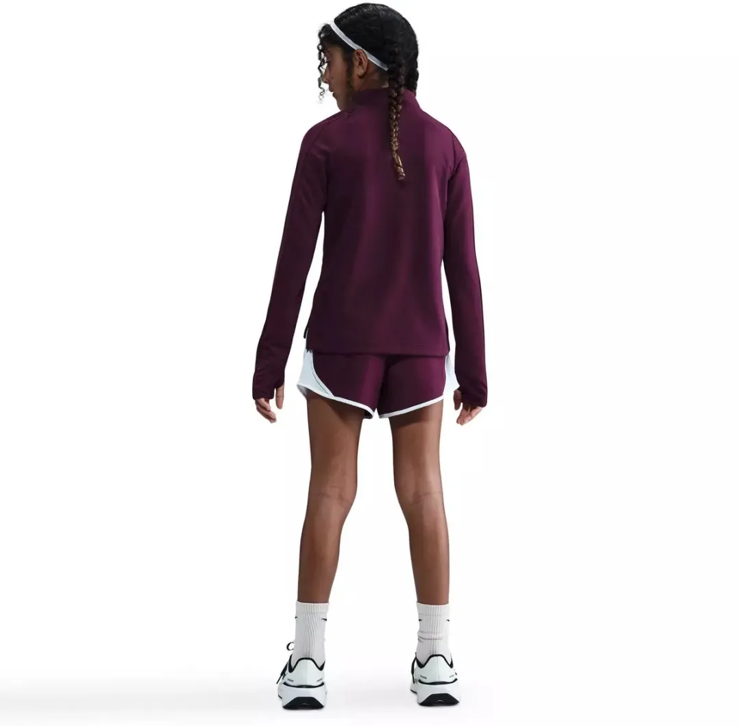 Nike Dri-FIT Long-Sleeve 1/4 T-shirt - 128 - Rood
