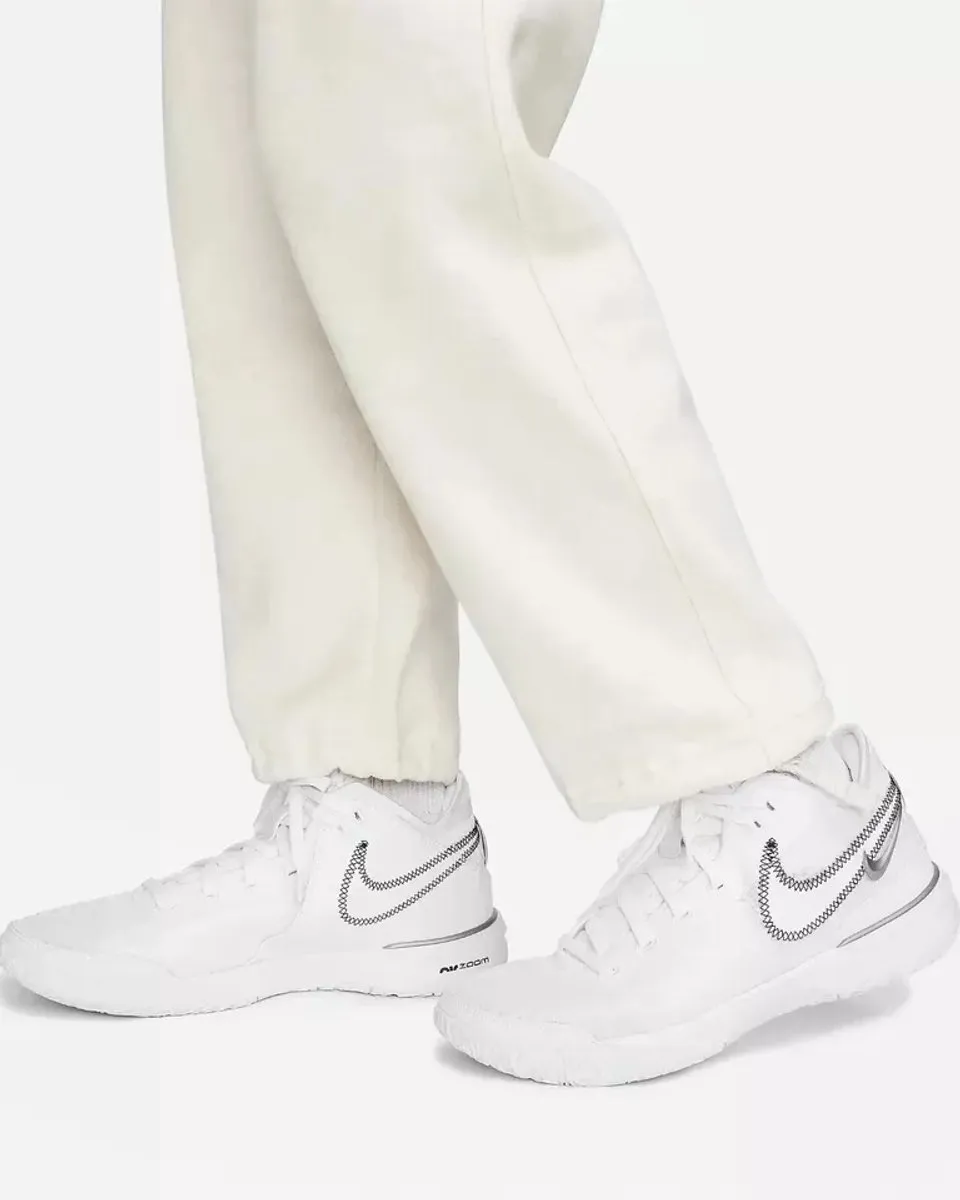 Nike LeBron Open Hem Fleece Broek Heren XXL - Off-White FB7127-027
