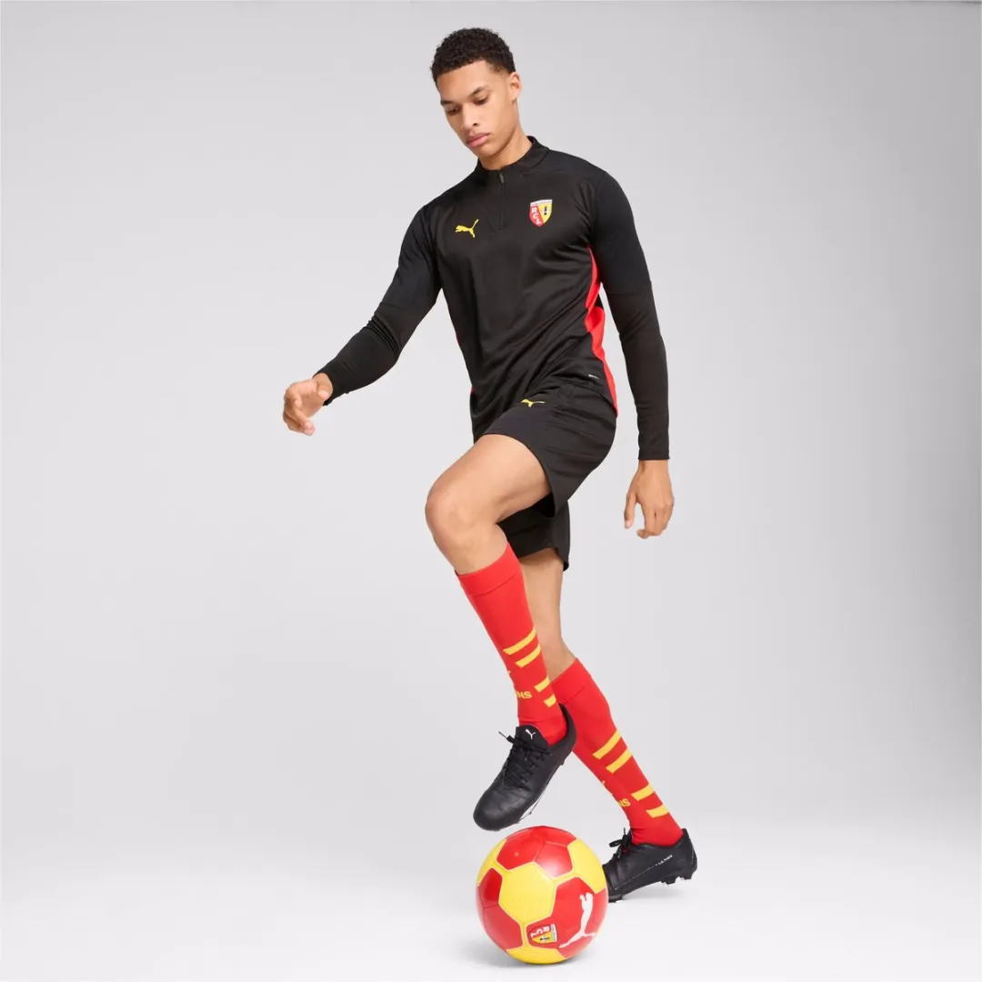 PUMA RC Lens 2024/25 Training Top - 1/4 Rits - Zwart/Geel