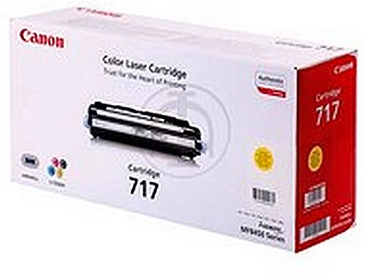 Canon 717Y Tonercartridge Geel - 4000 pagina's