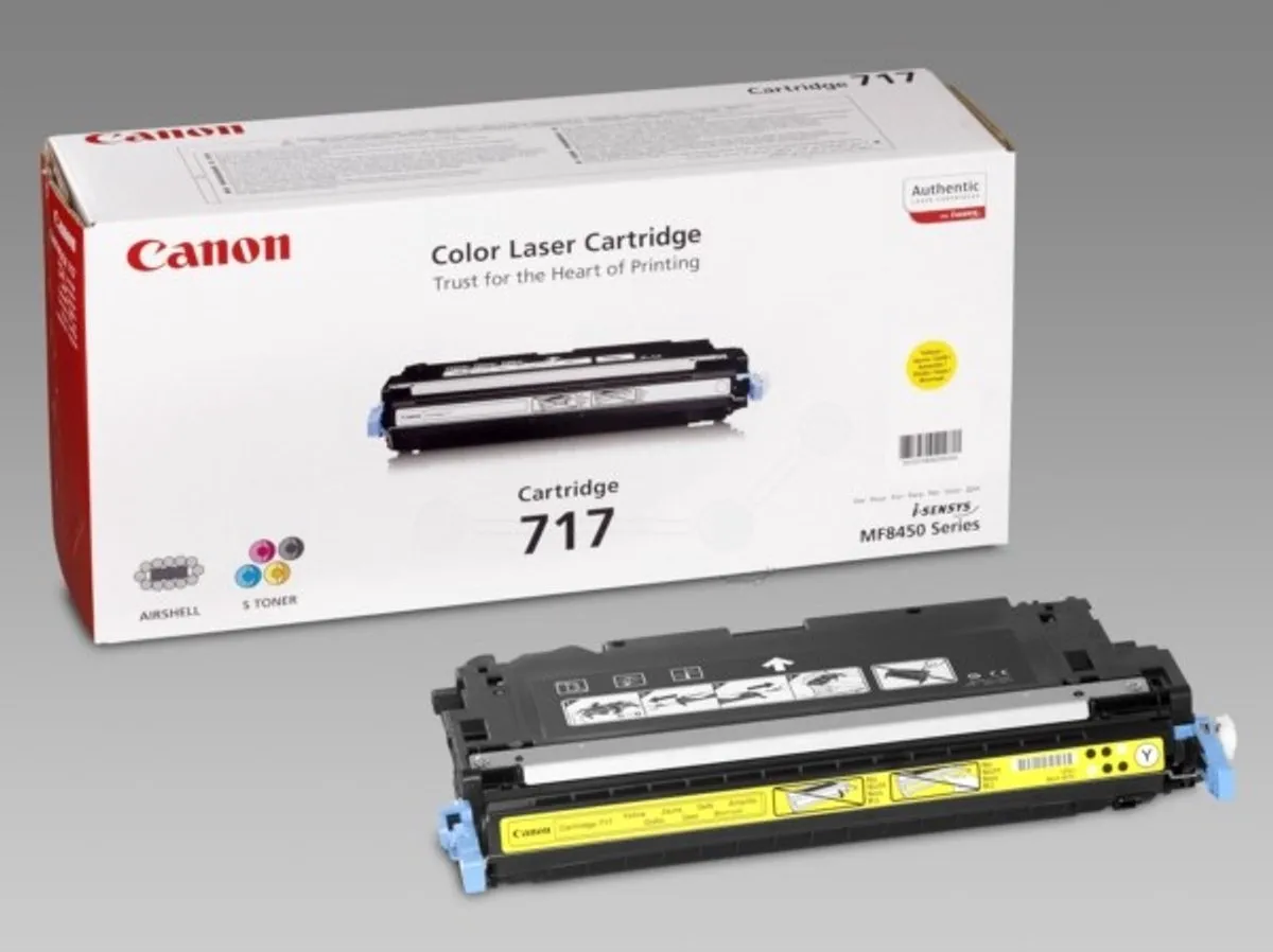 Canon 717Y Tonercartridge Geel - 4000 pagina's