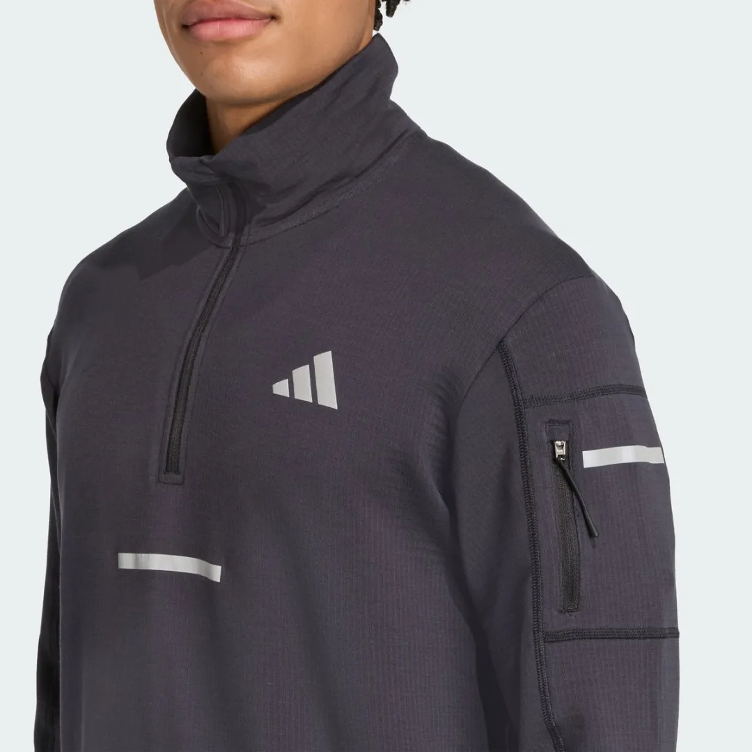 adidas Adi365 CLIMAWARM+ Hardloopsweater - Zwart