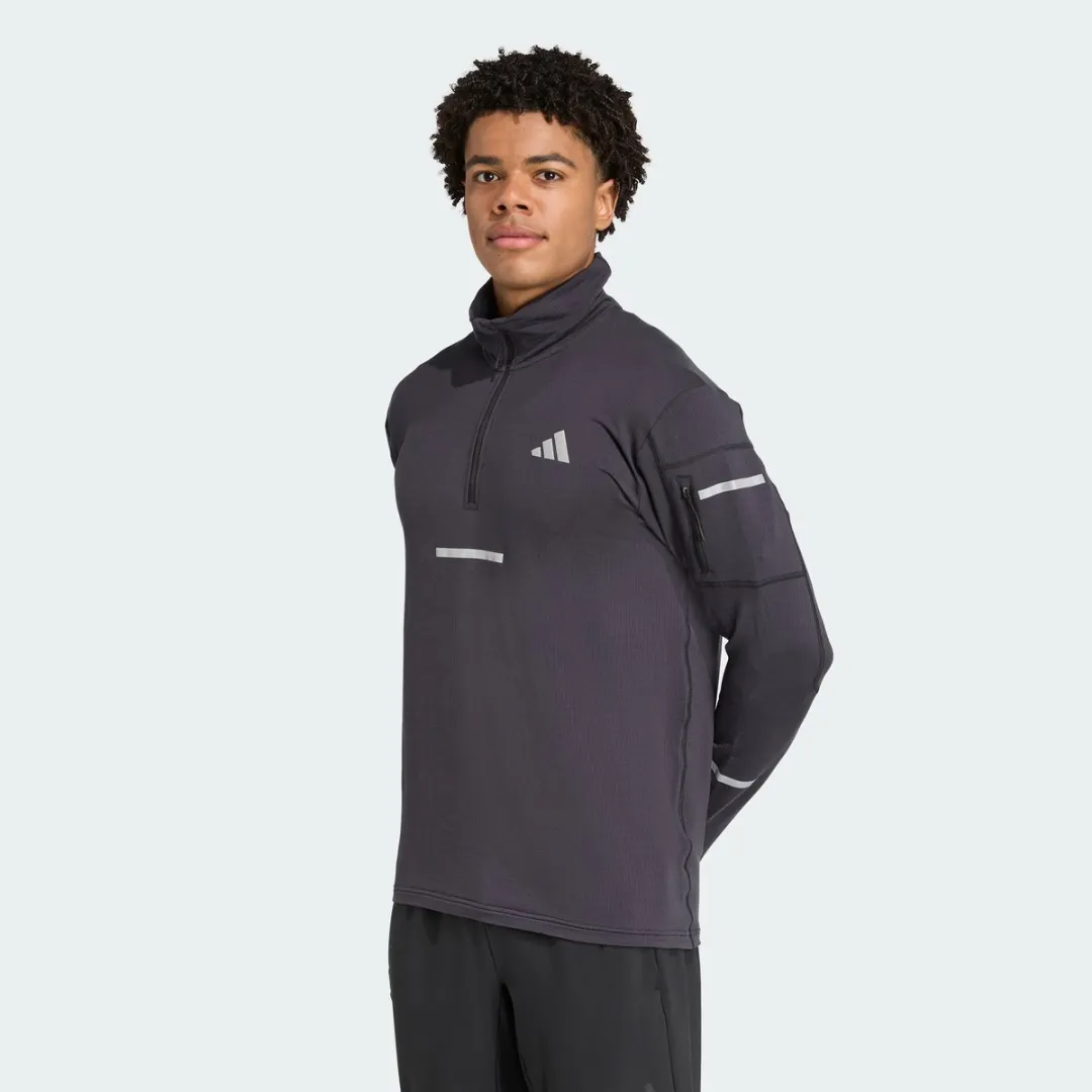 adidas Adi365 CLIMAWARM+ Hardloopsweater - Zwart