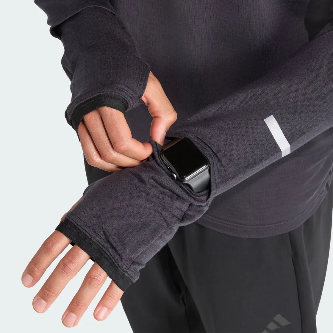 adidas Adi365 CLIMAWARM+ Hardloopsweater - Zwart
