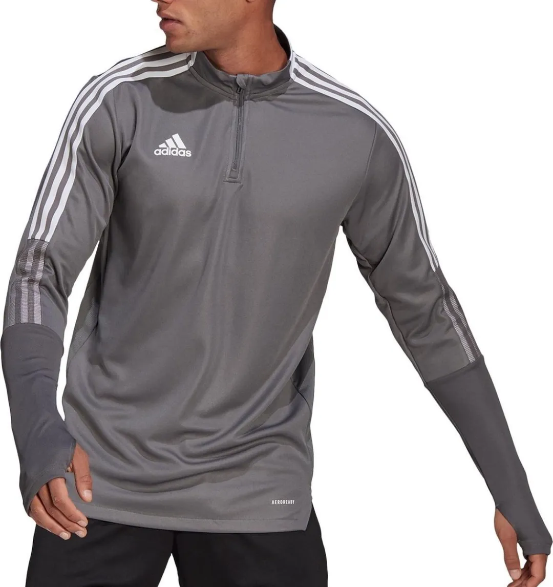 adidas Tiro 21 Training Top GH7301 - XXL - Grijs