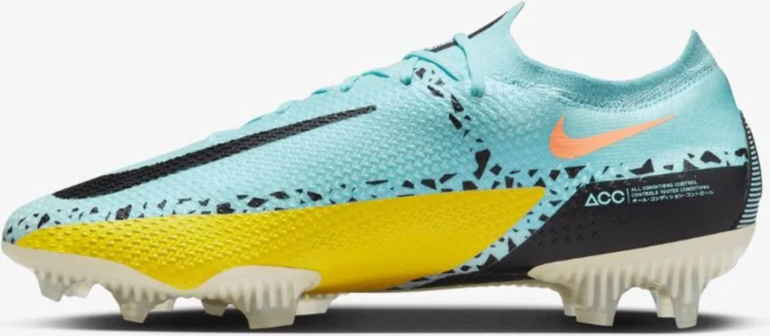 Nike Phantom GT Elite FG Voetbalschoenen 36.5 - Blauw/Geel