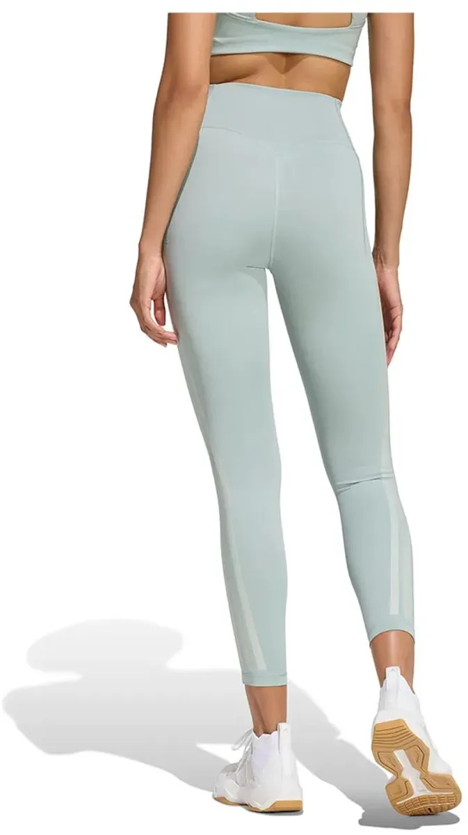 adidas Optime Workout 3 Stripes 7/8 Leggings Wonder Sage M