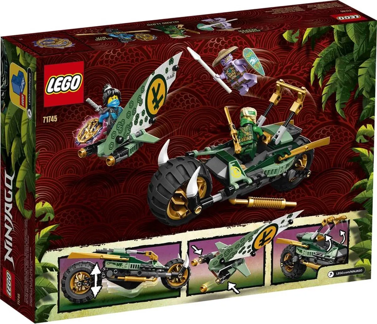 LEGO Ninjago Lloyd's Junglechopper 71745 - 166 Stukken - afbeelding 3 van 6