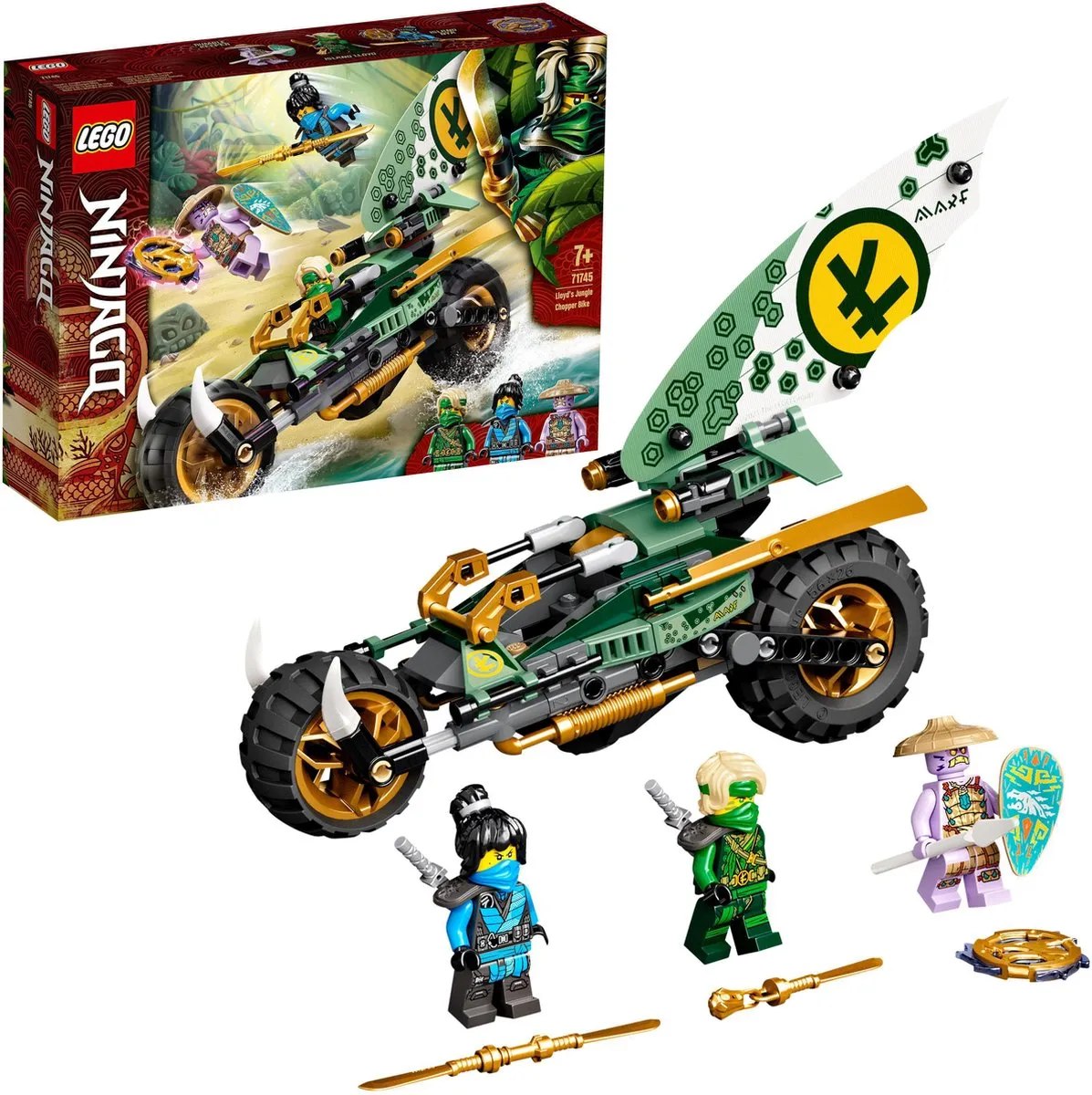 LEGO Ninjago Lloyd's Junglechopper 71745 - 166 Stukken - afbeelding 4 van 6