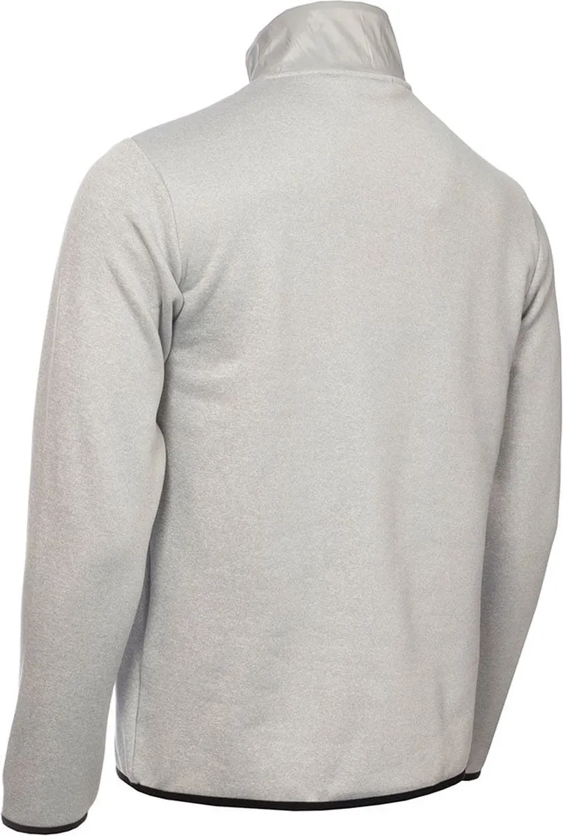 Calvin Klein Ramond Hybrid 1/4 Zip Pullover - Silver Marl
