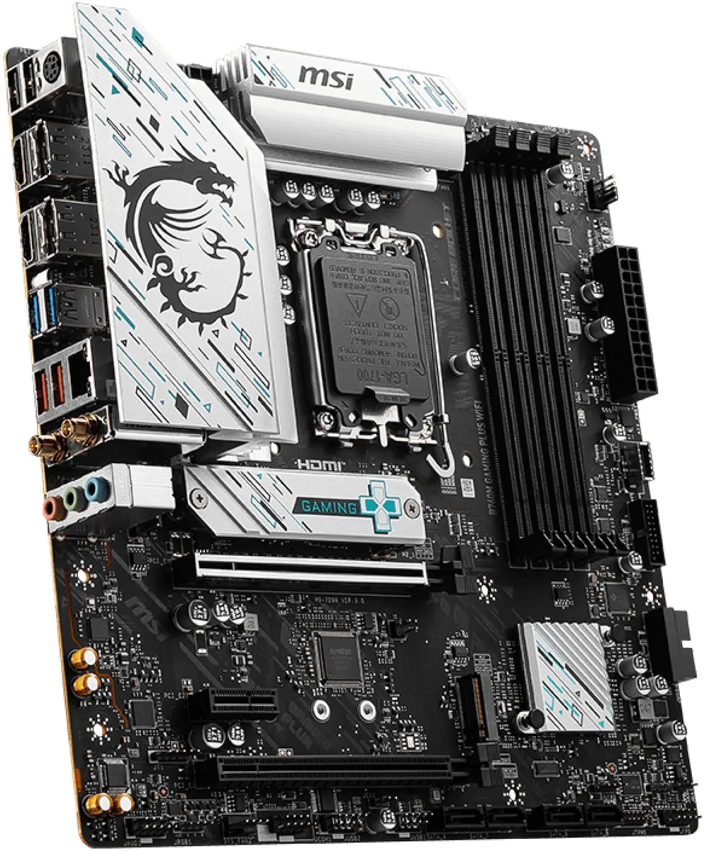 MSI B760M GAMING PLUS WIFI Moederbord - Intel B760