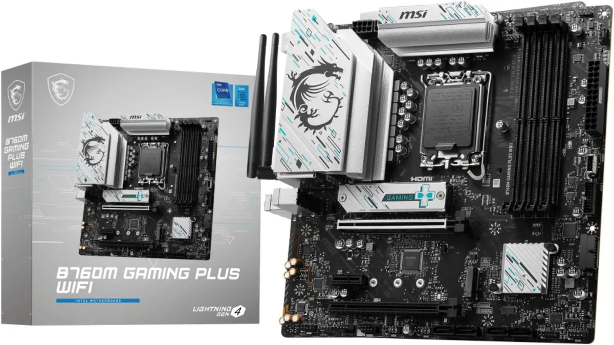 MSI B760M GAMING PLUS WIFI Moederbord - Intel B760