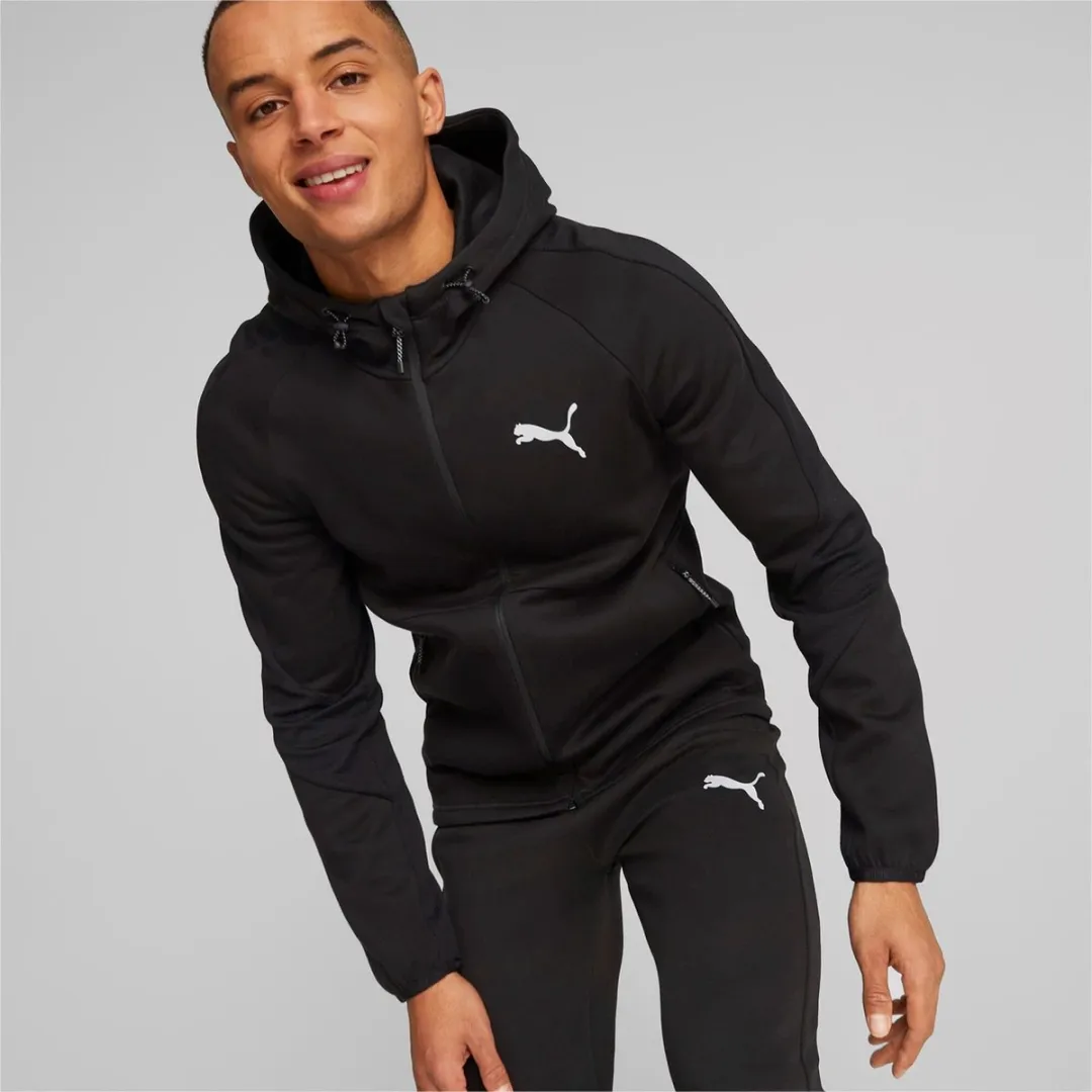 PUMA Evostripe Full-Zip Sportvest Heren - Zwart