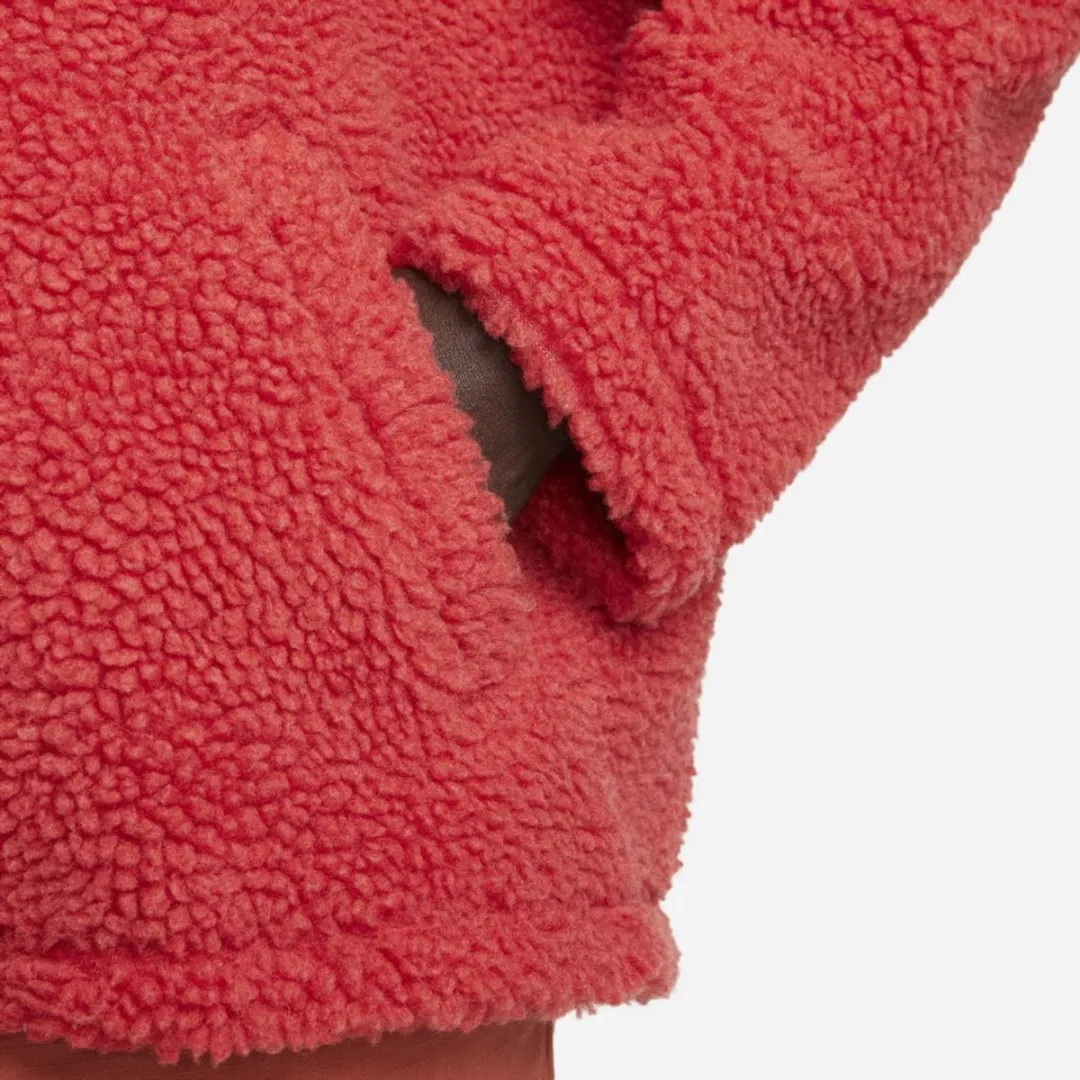 Nike Fleece Vest Swoosh Sherpa - Rood L