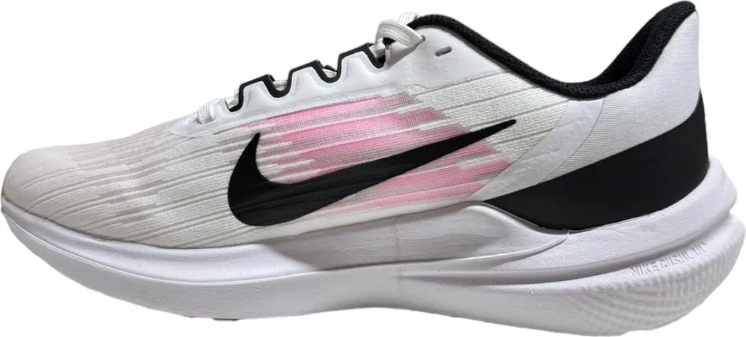 Nike Air Winflo 9 Sportschoenen 38.5 - Wit/Roze/Zwart