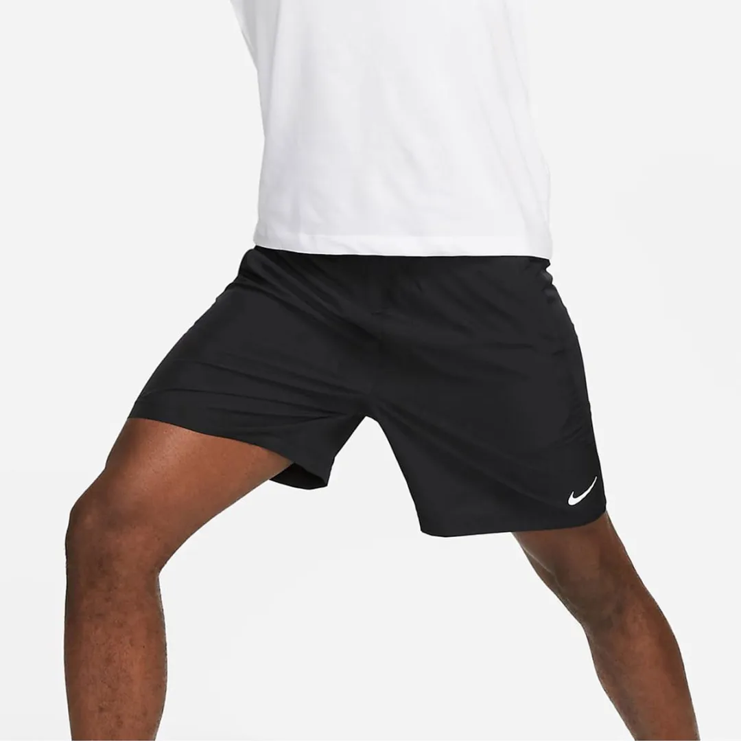 Nike Dri-FIT Form Short 7IN Heren - M - Zwart