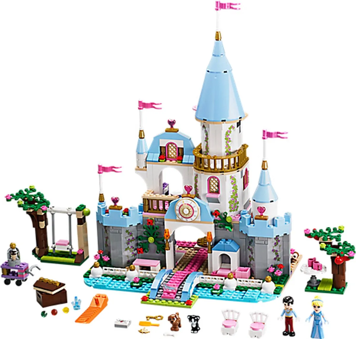 LEGO Disney Princess Assepoesters Kasteel 41055 - 646 Stenen