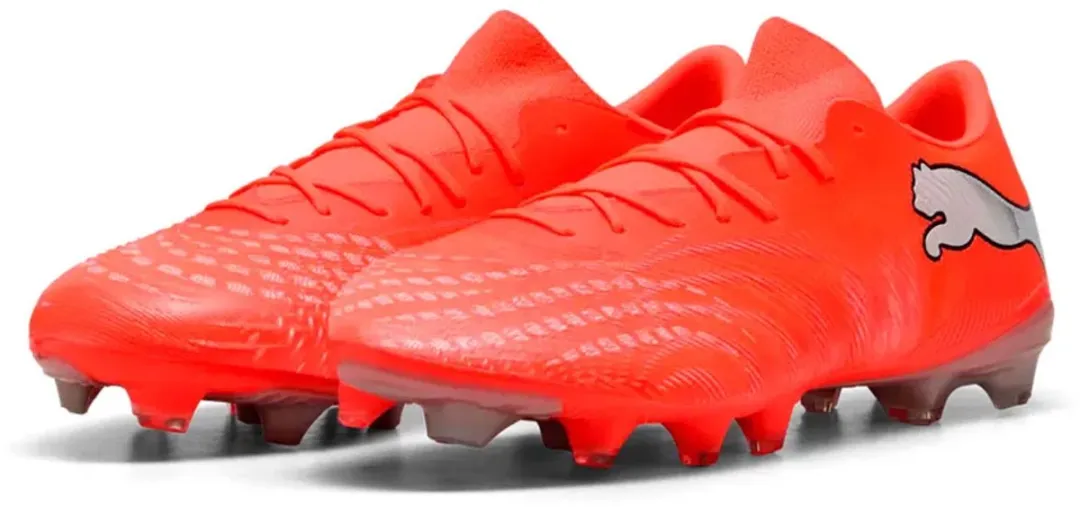 PUMA Future 9 Match Fusion FG/AG Voetbalschoenen - Rood/Oranje - 40.5