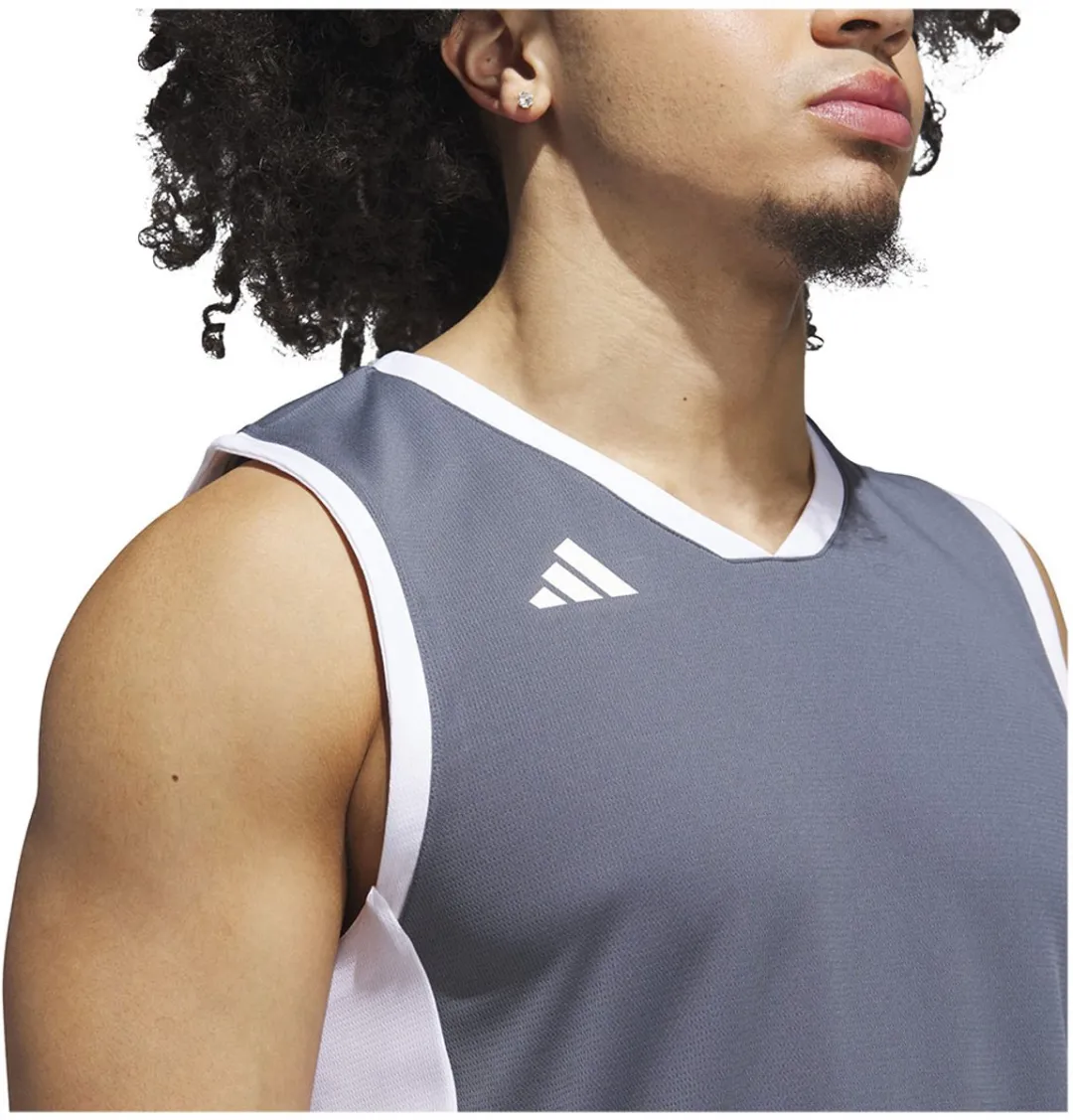 Adidas 3G Speed Mouwloos T-shirt - Grijs S