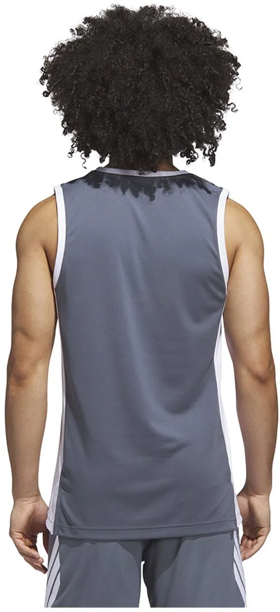 Adidas 3G Speed Mouwloos T-shirt - Grijs S