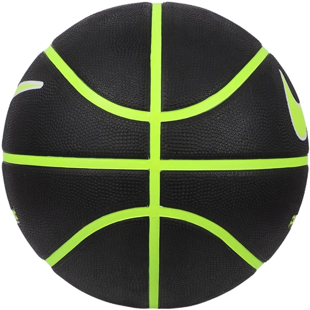Nike Playground Basketbal - Zwart/LimeGroen Maat 6