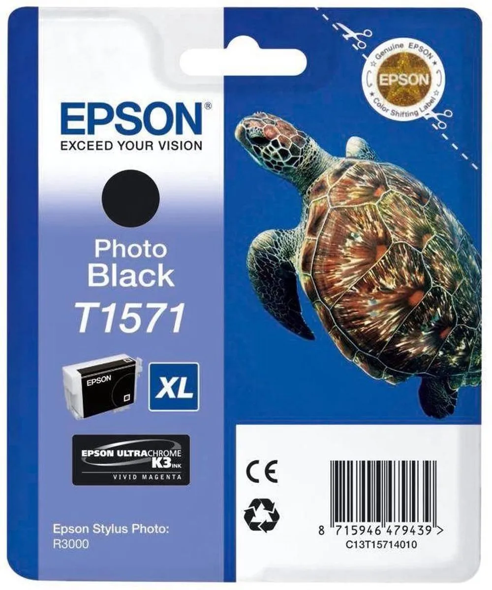 Epson T1571 Black Originele Inktcartridge 25ml