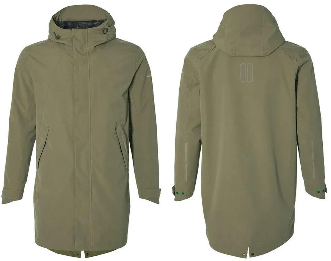 Basil Mosse Parka Regenjas Heren - XXL - Groen