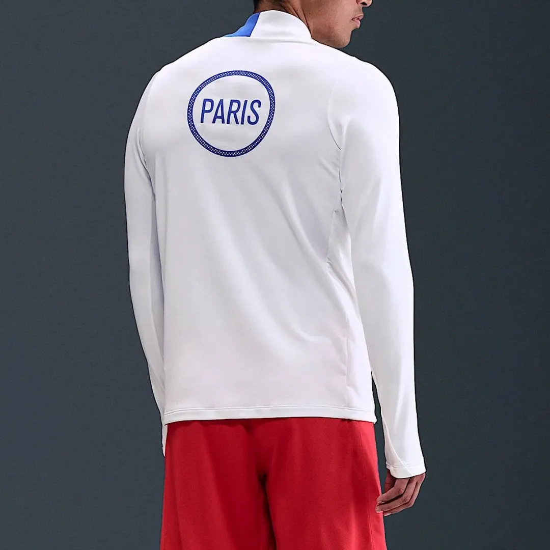 Nike Paris Saint-Germain Strike 2025/26 Trui Mannen - S - Wit/Blauw