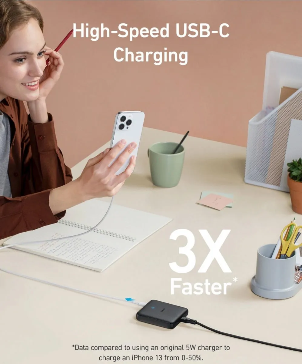 Anker PowerPort Atom III A2046G12 USB-C Lader - 65W - 2x USB-C & 2x USB-A - Zwart