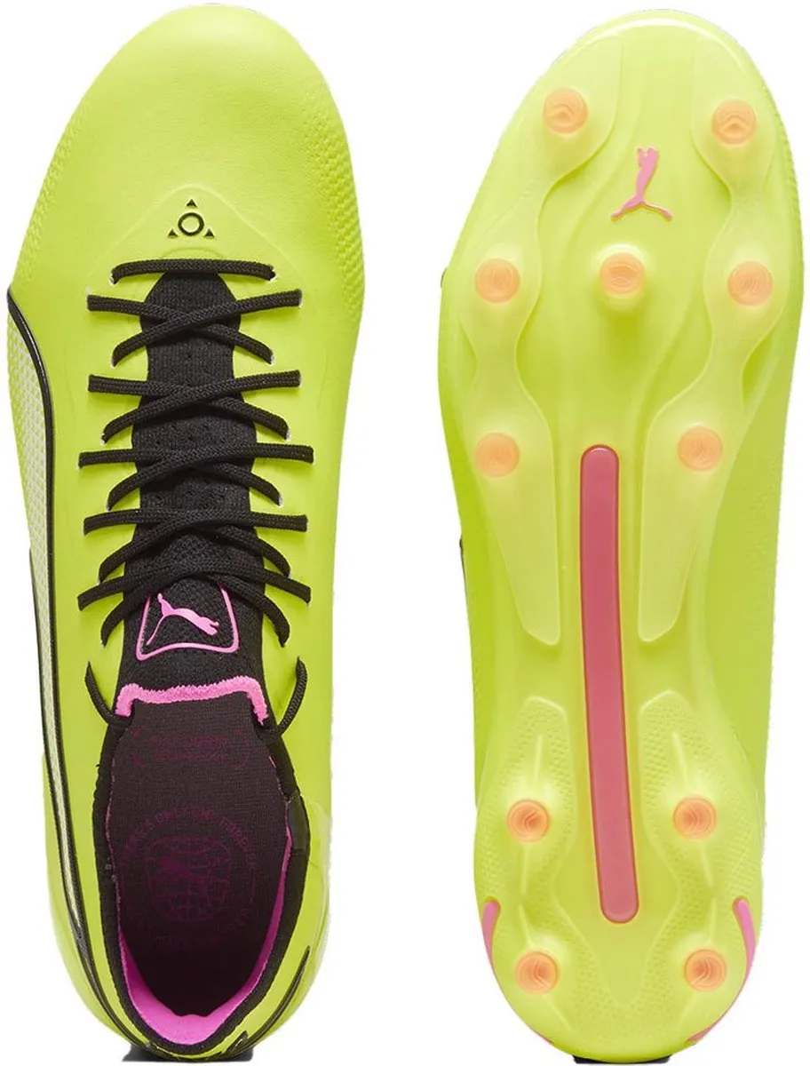 PUMA King Ultimate FG/AG Voetbalschoenen - 44 - Electric Lime