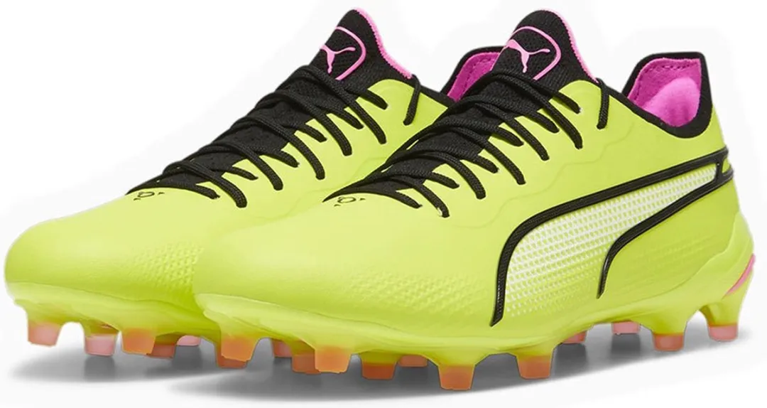 PUMA King Ultimate FG/AG Voetbalschoenen - 44 - Electric Lime