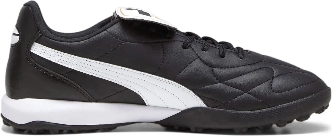 PUMA King Top TT Sportschoenen 41 - Turf - Zwart/Wit/Goud