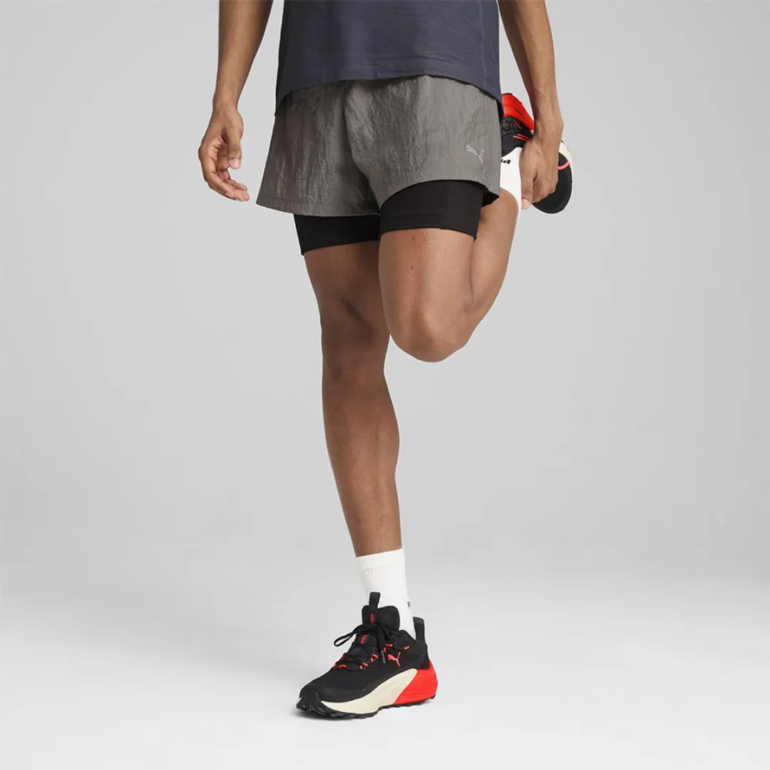 PUMA Seasons Trail Running Korte Broek - XS - Grijs