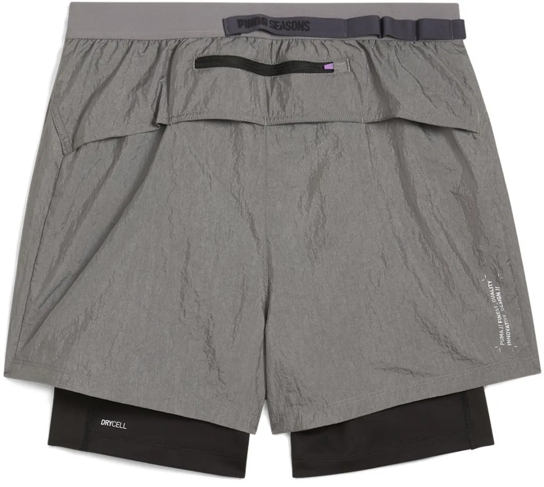 PUMA Seasons Trail Running Korte Broek - XS - Grijs