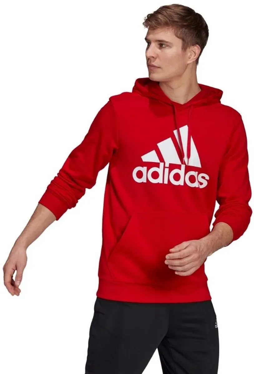 Adidas Essentials Big Logo Sweater Heren - Rood S