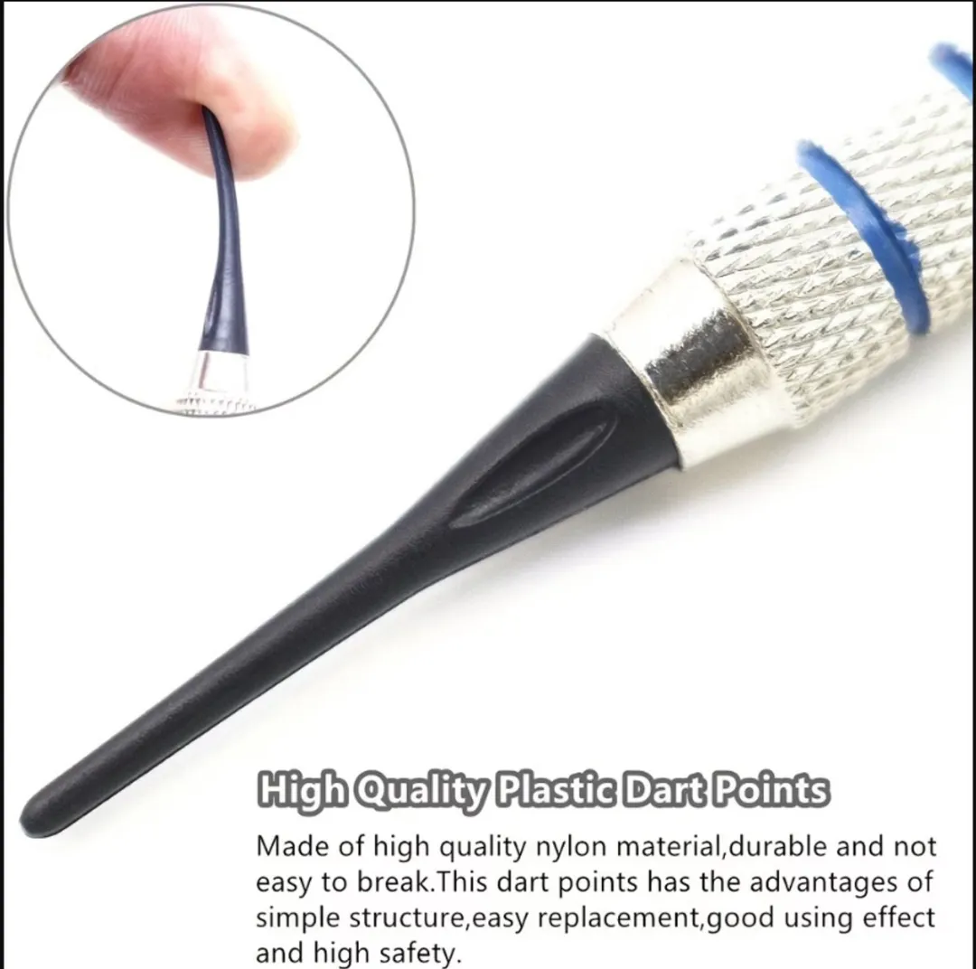 NUVEX Darttips 2BA - 100 Stuks Zwart
