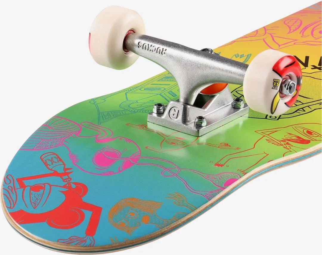 Toy Machine Sect Characters II Skateboard 8.0 - Rood