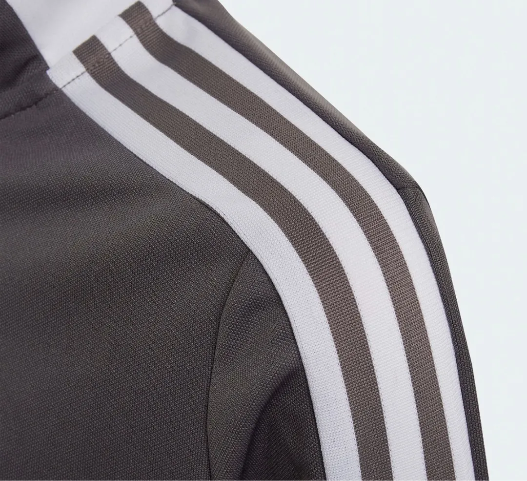 adidas Tiro 21 Ziptop Kindertrui 116 - Grijs