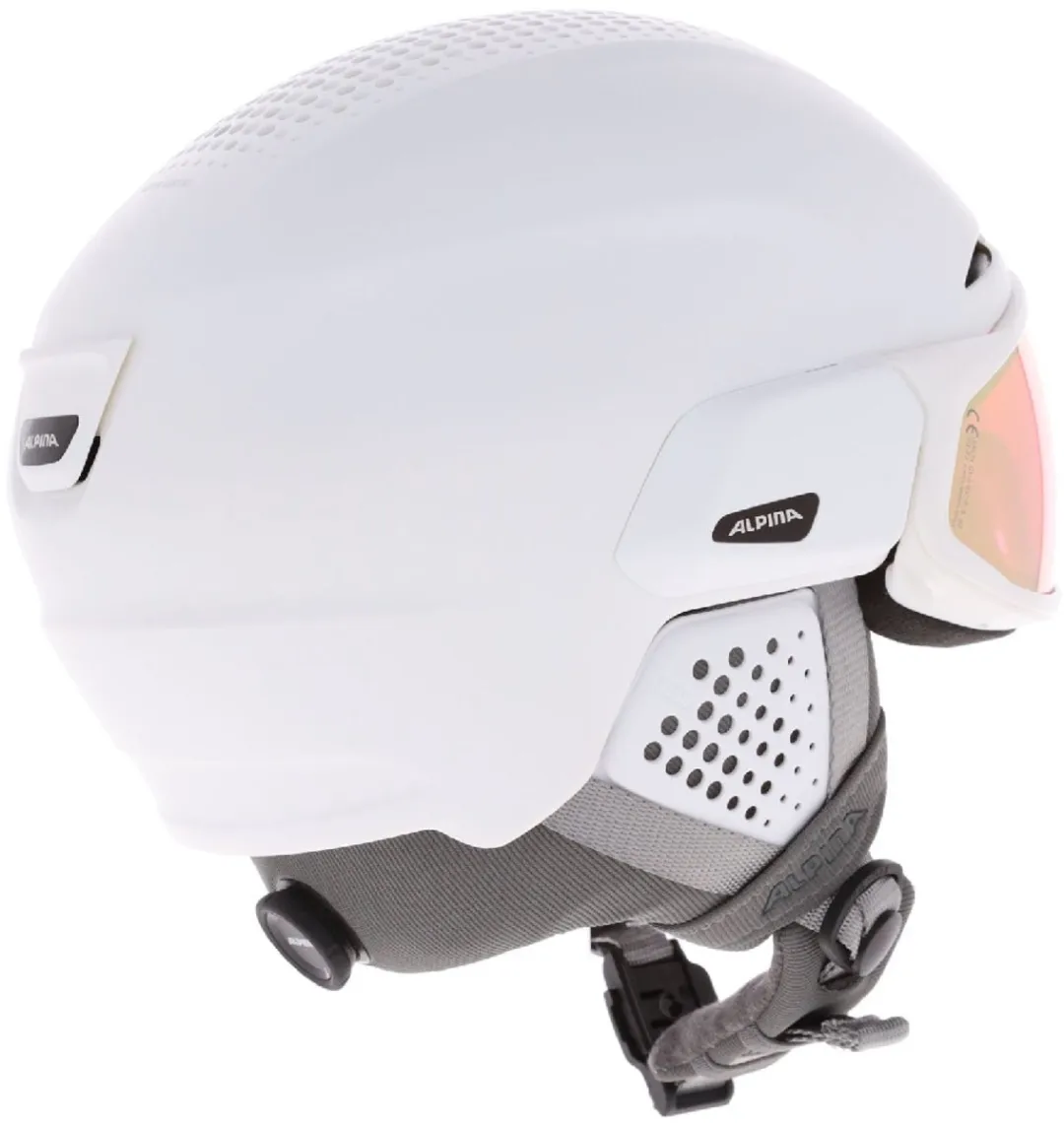 Alpina Oro QV MIPS Skihelm - M - Wit