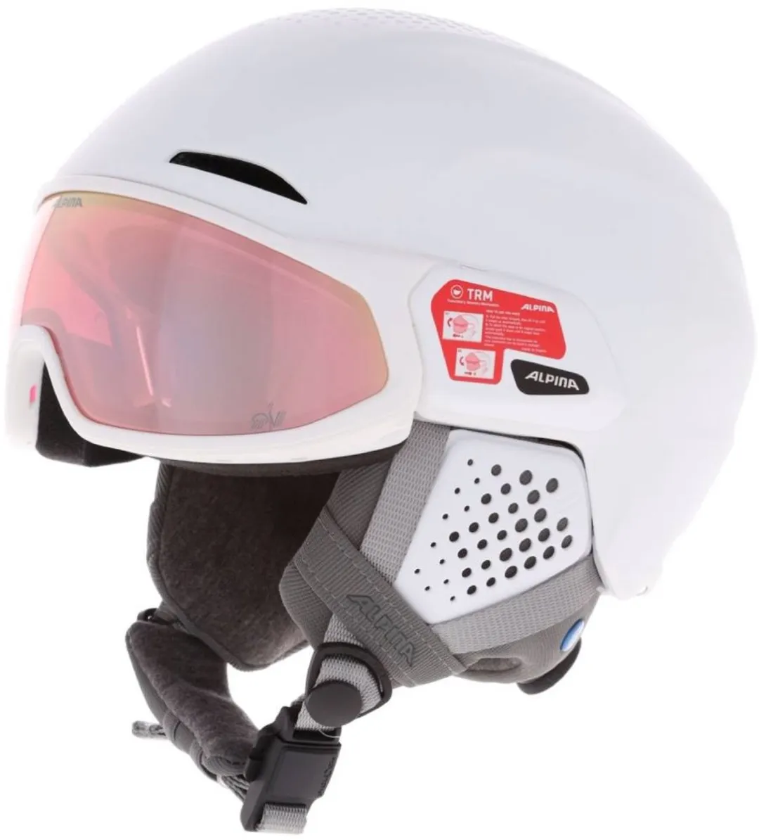 Alpina Oro QV MIPS Skihelm - M - Wit