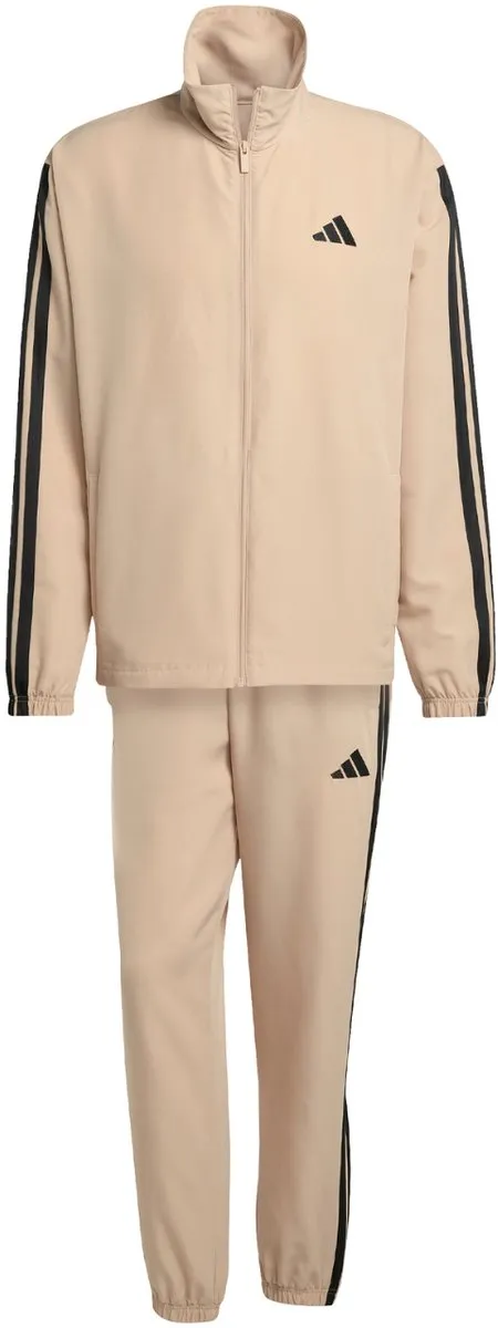 adidas Trainingspak Heren Basic 3-Stripes Beige - Maat M