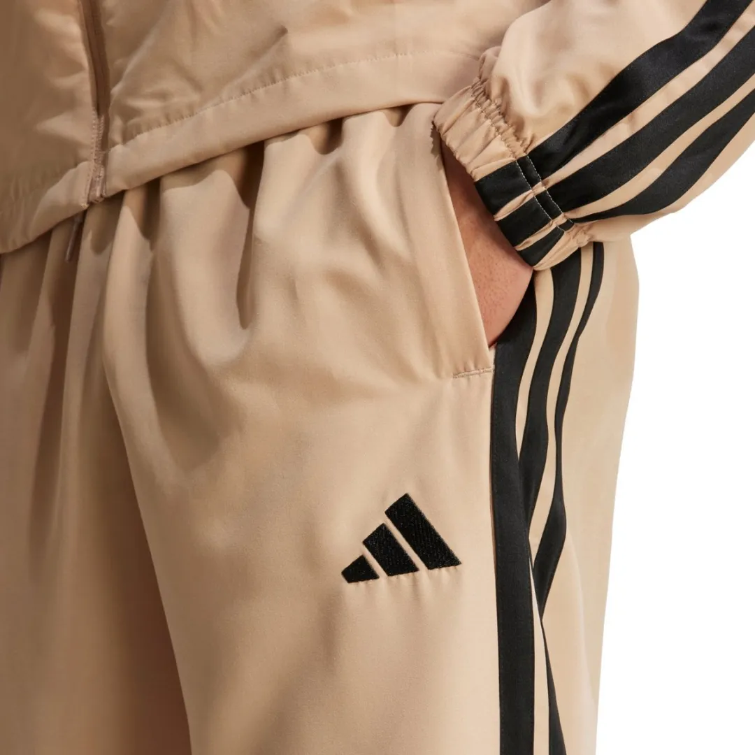 adidas Trainingspak Heren Basic 3-Stripes Beige - Maat M