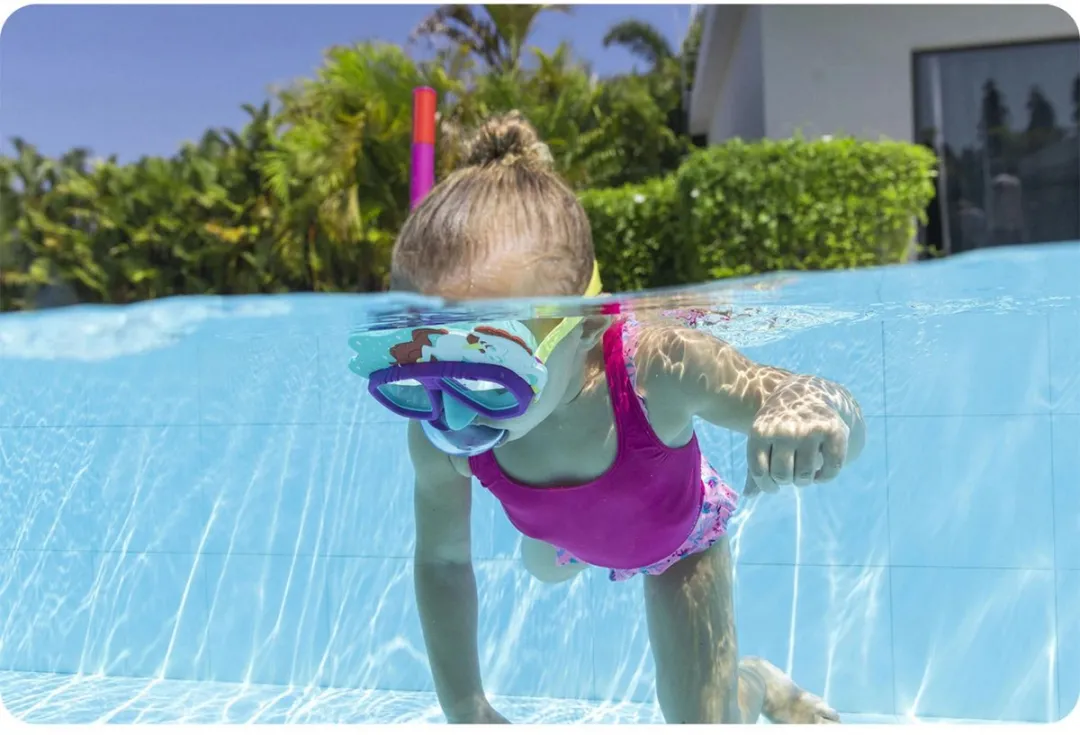 Bestway Duikset voor Kinderen Roze - Snorkelset met Hypoallergene Duikbril